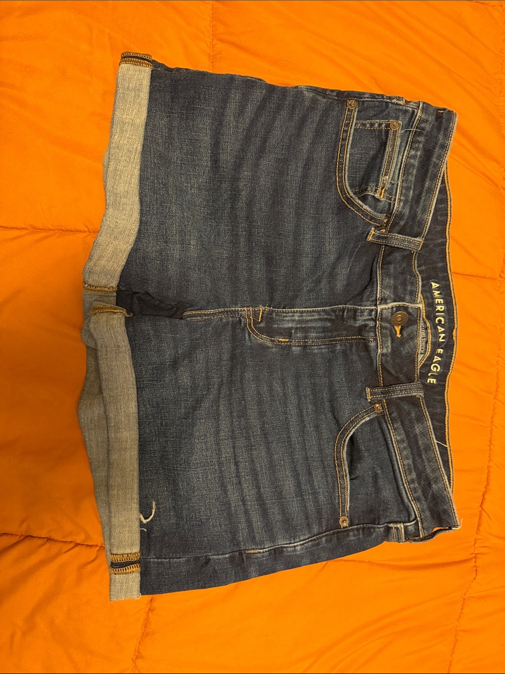 American Eagle Outfitters Men’s Dark Blue Denim Shorts